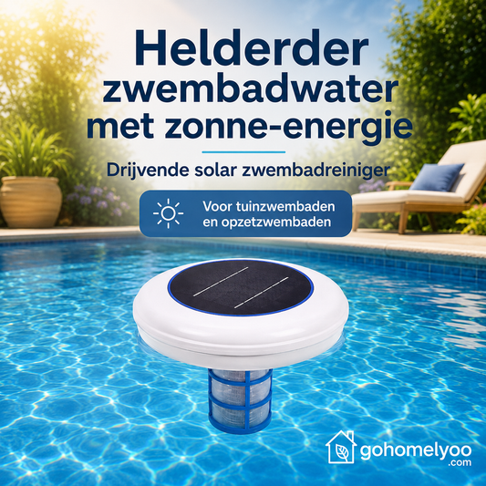 Alsof je een onzichtbare butler in je zwembad hebt! Slimme zonne-energie reiniger – drijft, filtert en schrobt de hele dag, gratis! 50% KORTING!