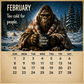 🦶2027 Bigfoots dagelijkse leven-kalender