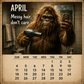 🦶2027 Bigfoots dagelijkse leven-kalender