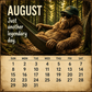 🦶2027 Bigfoots dagelijkse leven-kalender