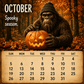 🦶2027 Bigfoots dagelijkse leven-kalender