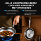 Met de hand gehamerde, ongecoate pan met antiaanbaklaag 🍳[Krasbestendig] Bestand tegen staalwol. Bestand tegen metalen spatels.