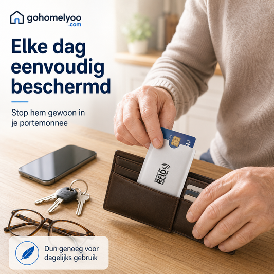 🛡️ Bescherm je Kaarten tegen Ongewenst Scannen｜RFID-hoesjes voor Portemonnee en Reizen