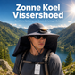 ☀️ Zonnehoed met Ingebouwde Ventilator｜🌬️ UV-bescherming en Verkoeling voor Buiten