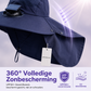 ☀️ Zonnehoed met Ingebouwde Ventilator｜🌬️ UV-bescherming en Verkoeling voor Buiten