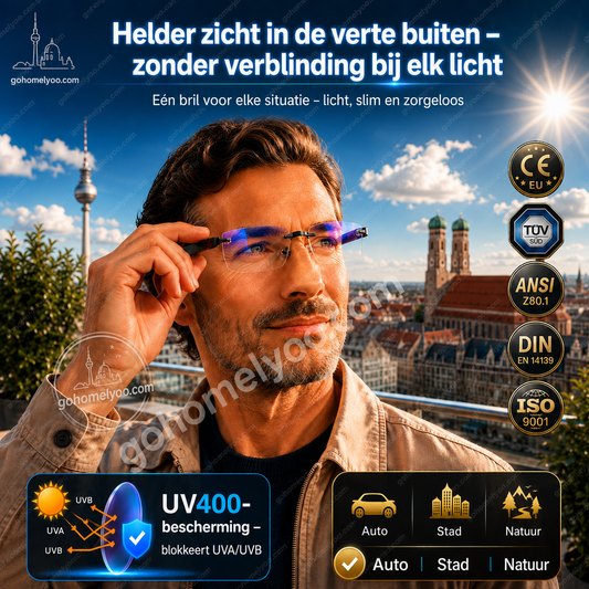 👓StuksKaderloze, ultralichte leesbril met diamantslijping✈️Tijdelijke aanbieding: 1 kopen, 1 gratis🎁｜Totaal 2｜