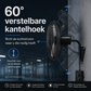 Zware wandventilator, wandventilator met een capaciteit van 7500 CFM, voorzien van 3 snelheidsstanden en een instelbare kantelhoek, industriële pendelventilator met hoge luchtstroomsnelheid