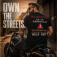 T-shirt met ronde hals en korte mouwen, bedrukt met zelfspot en stoere humor