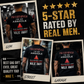 T-shirt met ronde hals en korte mouwen, bedrukt met zelfspot en stoere humor