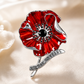 🕊️🌺 80 jaar vrijheid — Poppy-broche ter gelegenheid van de herdenking van VE Day