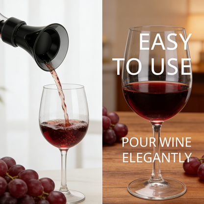 🍷 2-in-1 wijnbewaarder met vacuümpomp en afsluiter – Behoudt de versheid en het arom
