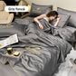 ❄️Vierdelig beddengoed van hoogwaardig fluweel💕Comfortabel en verfrissend