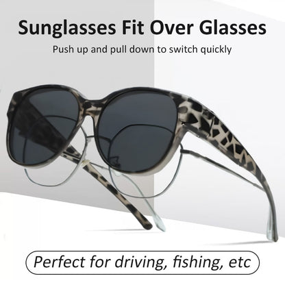 🎉BEPERKTE AANBIEDING😎Zonnebril met UV400-bescherming, past over je eigen bril