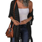 🔥 TIJDELIJKE AANBIEDING: Slechts € 24.99!!😍 Oversized gebreid vest voor dames – Lichtgewicht gehaakt kimono-vest met kwastjes voor de lente en zomer 🌸