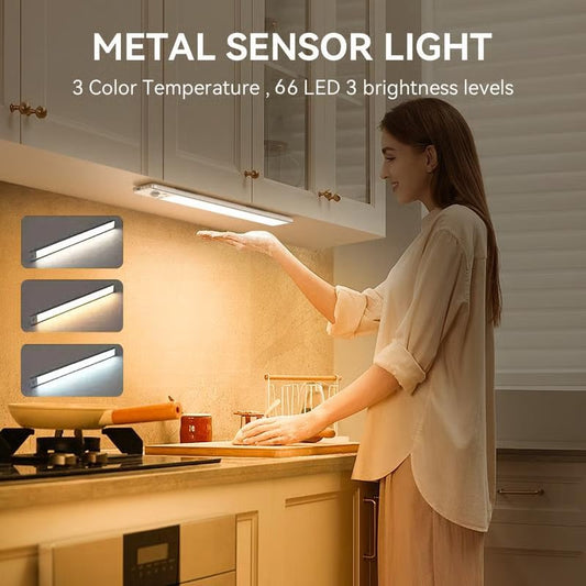 Oplaadbare kastlamp met bewegingssensor – productafbeelding