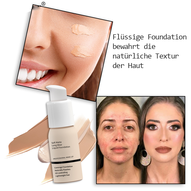 Vloeibare foundation met matte finish – productafbeelding