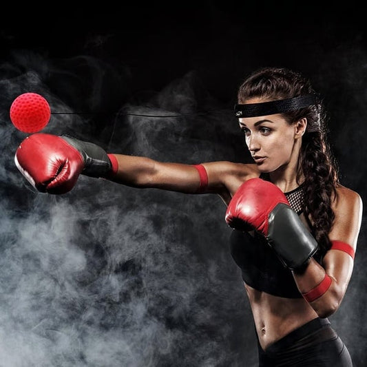 🥊 Boxing-reflexbal met verstelbare hoofdband