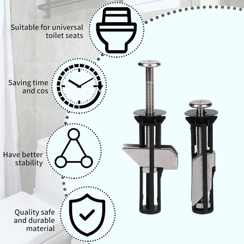 Bevestigingsset voor Toiletzitting – productafbeelding