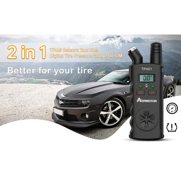 TPMS-Inleertool met Bandenspanningsmeter – productafbeelding