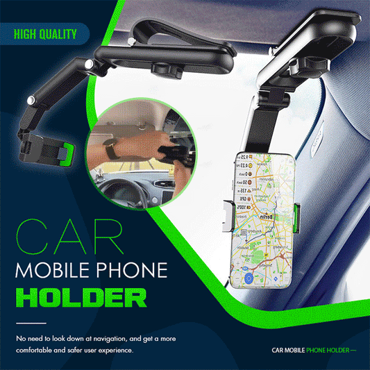 🌞 Met 50% Korting! 🎯 1080° Roterende Telefoonhouder | Multifunctionele Auto Clip voor Dashboard & Spiegel | Ook Ideaal voor Thuis