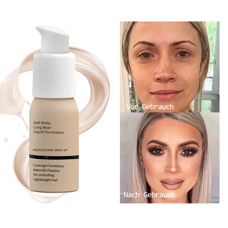 Vloeibare foundation met matte finish – productafbeelding
