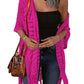 🔥 TIJDELIJKE AANBIEDING: Slechts € 24.99!!😍 Oversized gebreid vest voor dames – Lichtgewicht gehaakt kimono-vest met kwastjes voor de lente en zomer 🌸