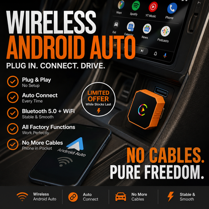 Draadloze adapter voor Android Auto – productafbeelding