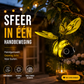 🐝 NU 50% KORTING! ☀️ Hanglamp voor in de auto op zonne-energie – Schattig bijenontwerp met hartvormige vleugels – Perfect voor in de tuin en in de auto 🌸