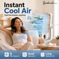 🥳UITVERKOOP 2026🥳💞MEER DAN 50.000 VERKOCHT!💨🌙 50% KORTING! Draagbare tafelventilator – 5 snelheden, ultrastil, zacht briesje. Perfect voor in de slaapkamer of op kantoor. Blijf koel zonder lawaai! 😴