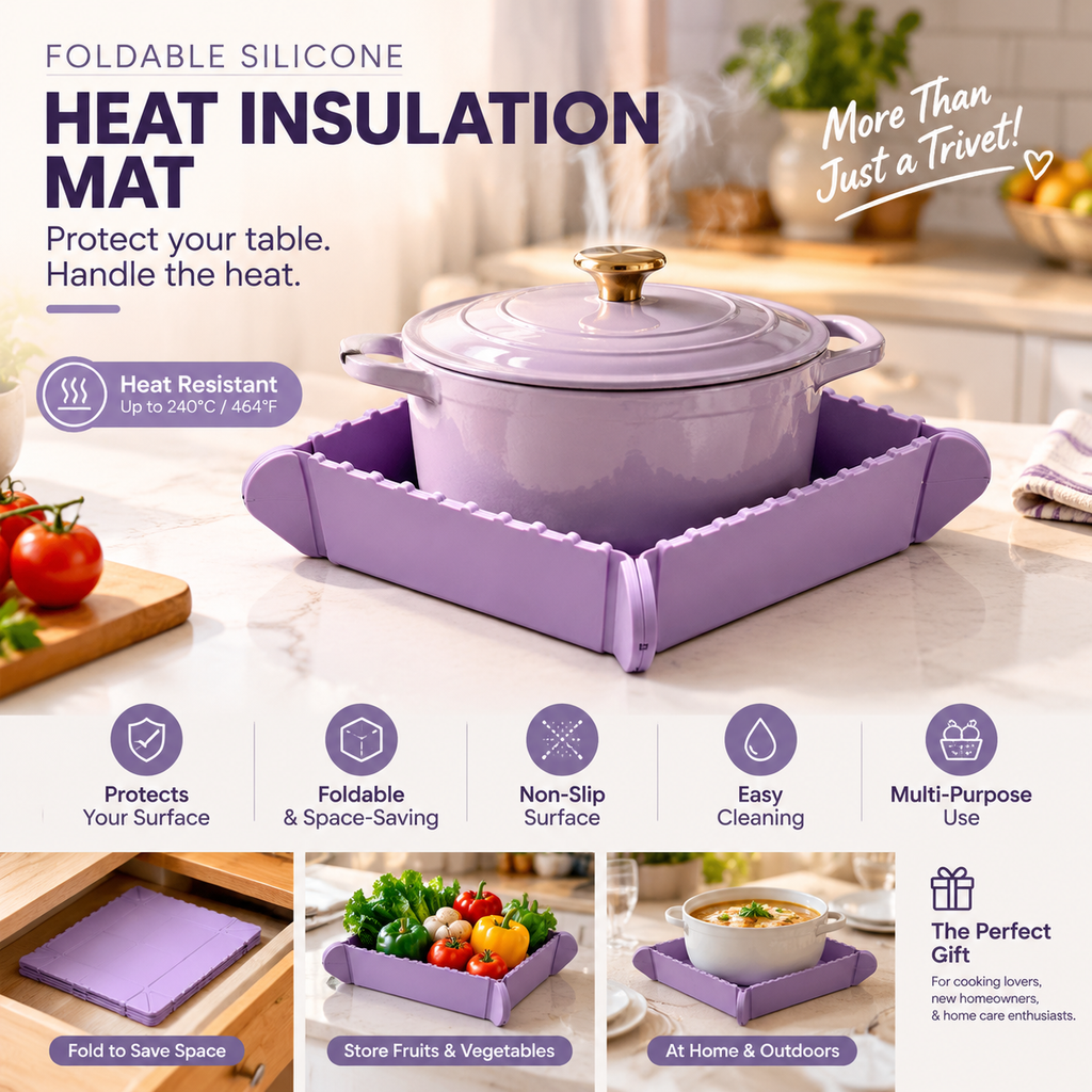 Opvouwbare Magnetische Siliconen Onderzetter – productafbeelding