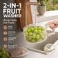 🔥SPECIALE AANBIEDING 50% KORTING🔥 2-in-1 afdruipmand met deksel
