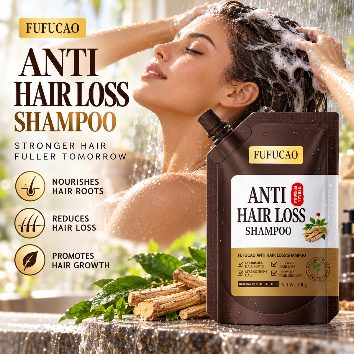 Shampoo voor Haar- en Hoofdhuidverzorging – productafbeelding