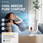 🥳UITVERKOOP 2026🥳💞MEER DAN 50.000 VERKOCHT!💨🌙 50% KORTING! Draagbare tafelventilator – 5 snelheden, ultrastil, zacht briesje. Perfect voor in de slaapkamer of op kantoor. Blijf koel zonder lawaai! 😴