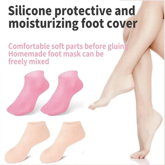 🔥Zomeraanbieding: koop 1 paar sokken en krijg er 1 gratis in hetzelfde model maar in een andere kleur！！Hydraterend Voetmasker Exfoliërende Silicone Sokken Strand Beschermende Sokken