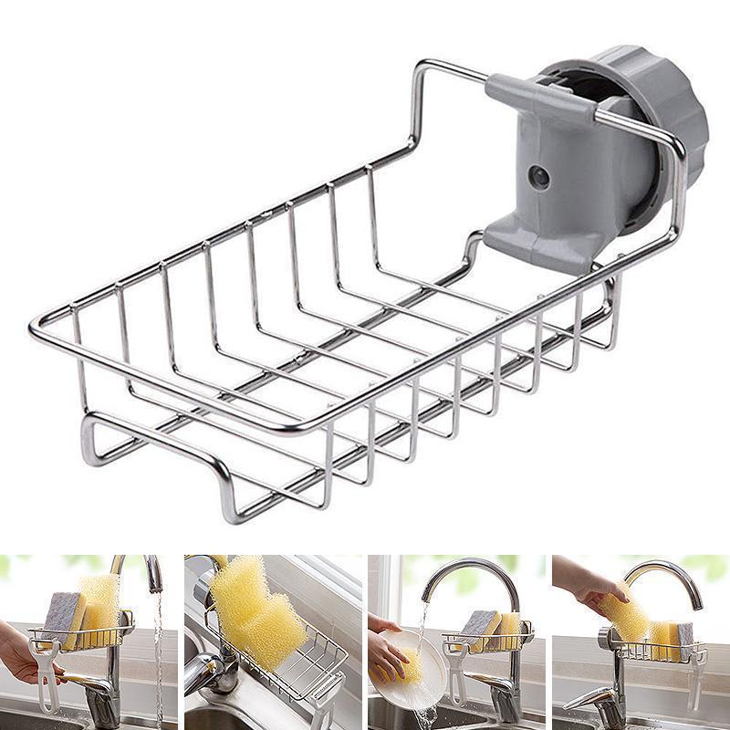 RVS Gootsteenorganizer voor Kraanmontage – productafbeelding