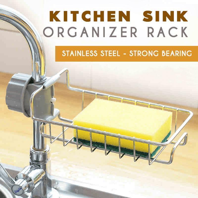 RVS Gootsteenorganizer voor Kraanmontage – productafbeelding