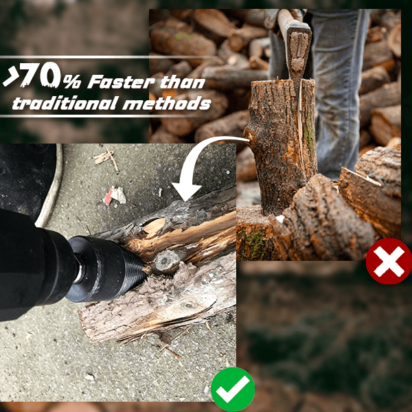 Houtkloofboor met Verwisselbare Schachten – productafbeelding