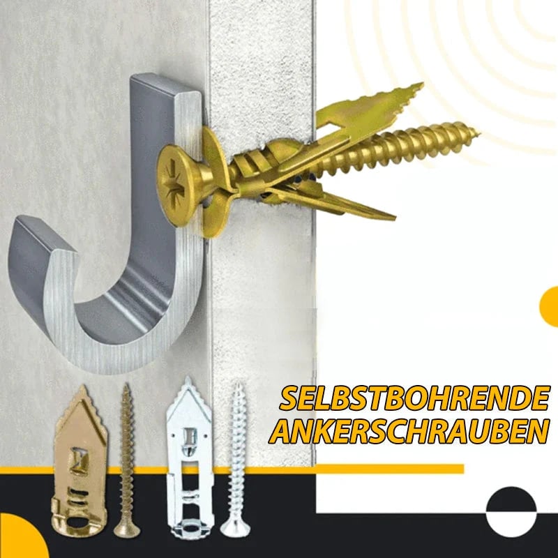 Zelfborende metalen hollewandankers – productafbeelding