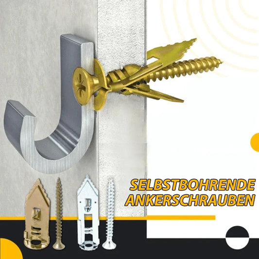 Zelfborende metalen hollewandankers – productafbeelding