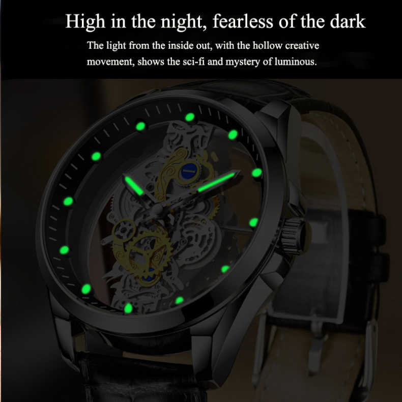 Dubbelzijdig Skeletonhorloge – productafbeelding