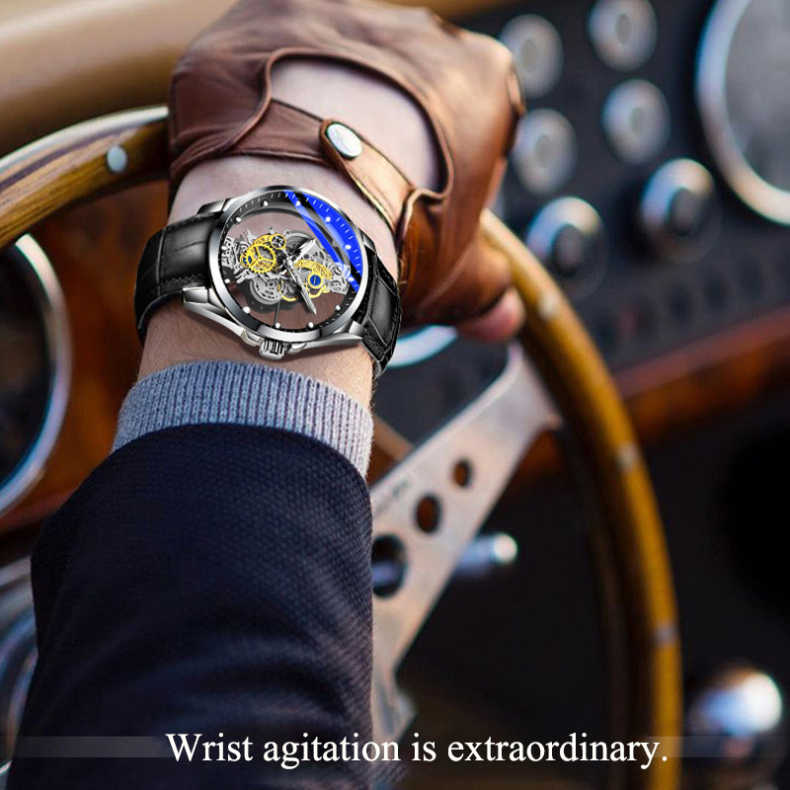 Dubbelzijdig Skeletonhorloge – productafbeelding