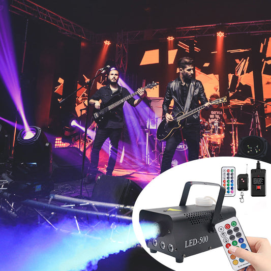 Draagbare rookmachine met ledverlichting – productafbeelding