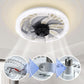 🌞Fris De Lente In Met 50% Korting!💡2-in-1 Dimbare Plafond Ventilatorlamp met Afstandsbediening – Stil, Verstelbaar en Ruimtebesparend