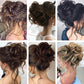 💗LAATSTE DAG - 2 VOOR DE PRIJS VAN 1 + GRATIS CADEAU!!💗Scrunchie-extensions voor een rommelige krullende kno