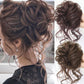 💗LAATSTE DAG - 2 VOOR DE PRIJS VAN 1 + GRATIS CADEAU!!💗Scrunchie-extensions voor een rommelige krullende kno