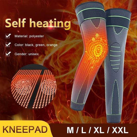 Warmtegevende verstelbare kniebandages – productafbeelding