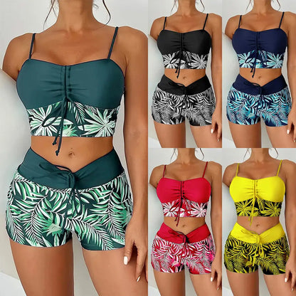 🏖️Nieuw ontwerp 2026👙✨Tweedelige badpakset met print voor dames