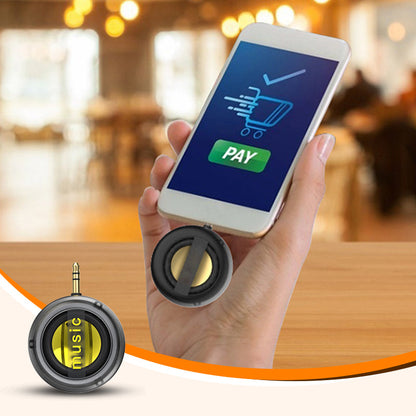🔊🔥 Uitverkoop 50% Korting! Draagbare Plug-In Mobiele Telefoon Versterker 🎶