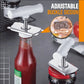 🥫 NU 50% KORTING! 🔧 Eenvoudig verstelbare roestvrijstalen dekselopener – Geschikt voor deksels van 3–9,5 cm, multifunctioneel en geschikt voor mensen met artritis – Onmisbaar keukengereedschap