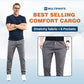 👖50% KORTING🛠️ Duurzame cargobroek met meerdere zakken en hoge stretch